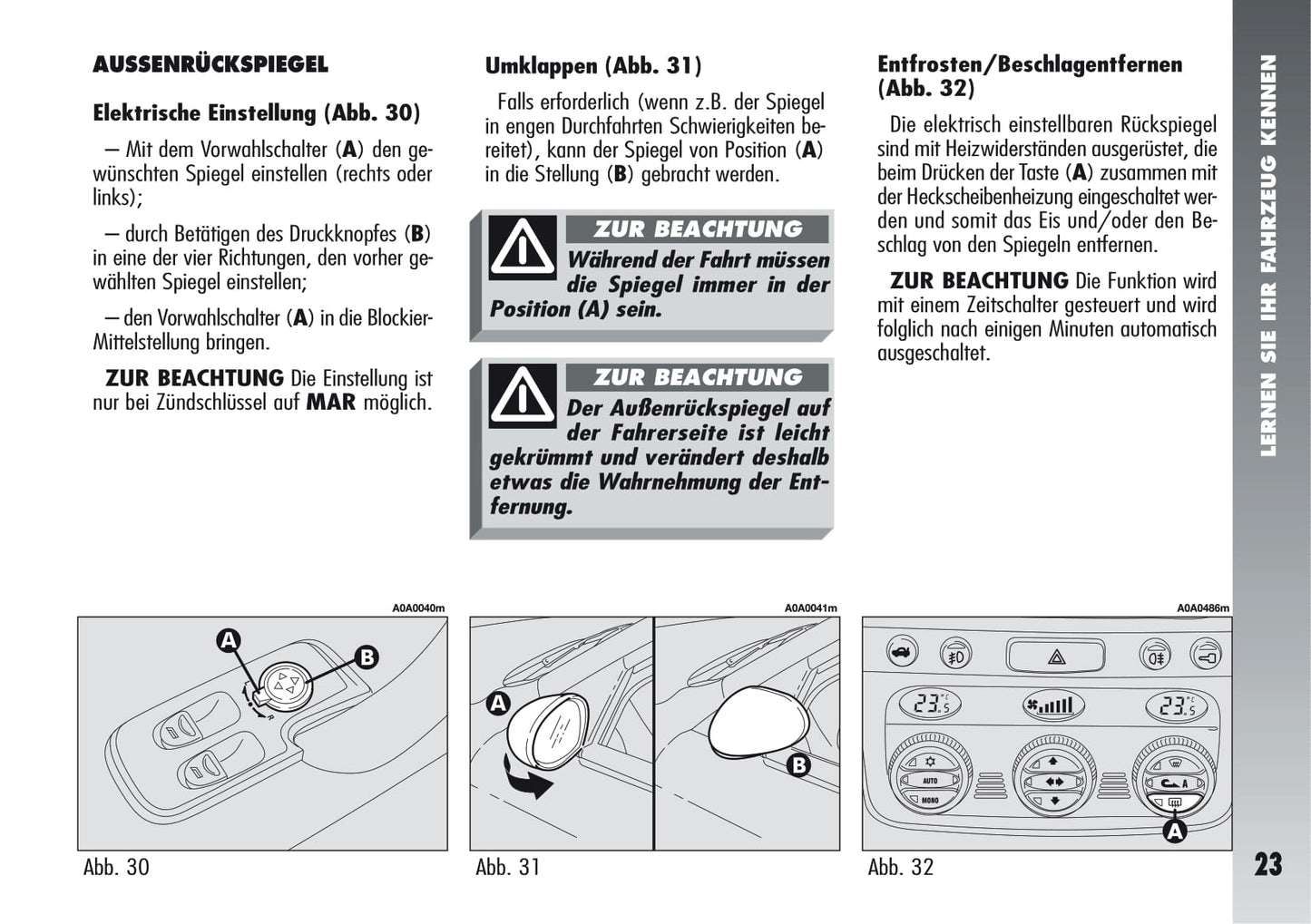 2005-2011 Alfa Romeo 147 GTA Owner's Manual | German