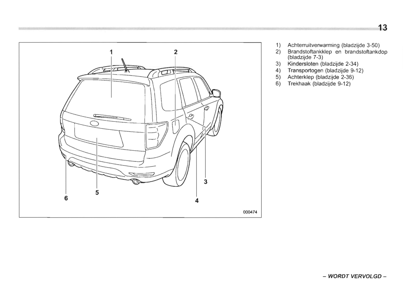 2008-2013 Subaru Forester Manuel du propriétaire | Néerlandais
