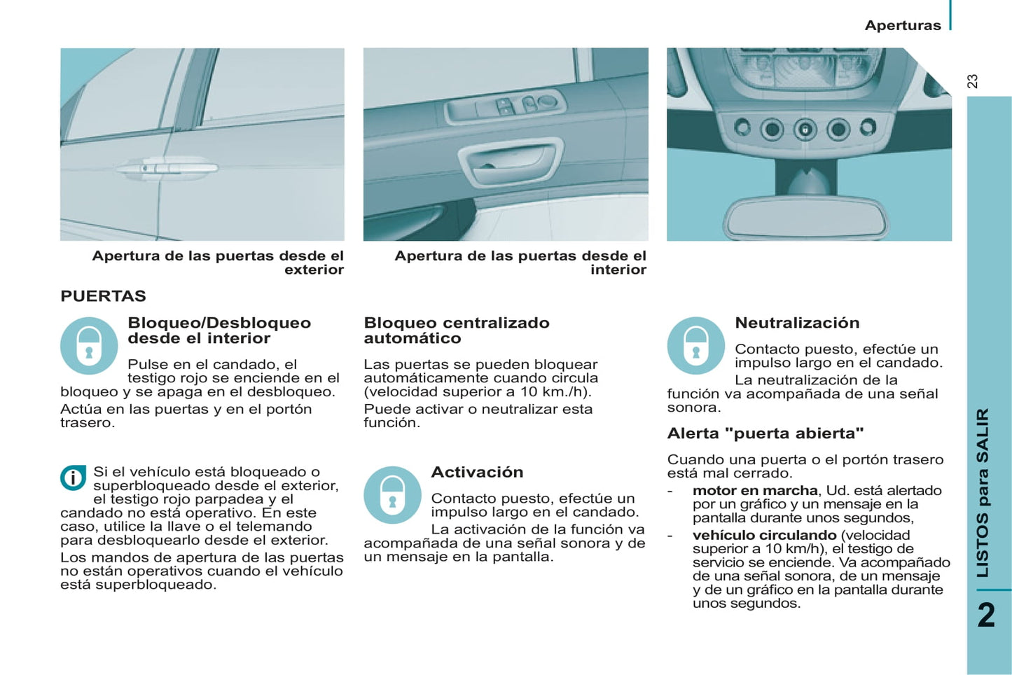 2013-2014 Peugeot 807 Owner's Manual | Spanish