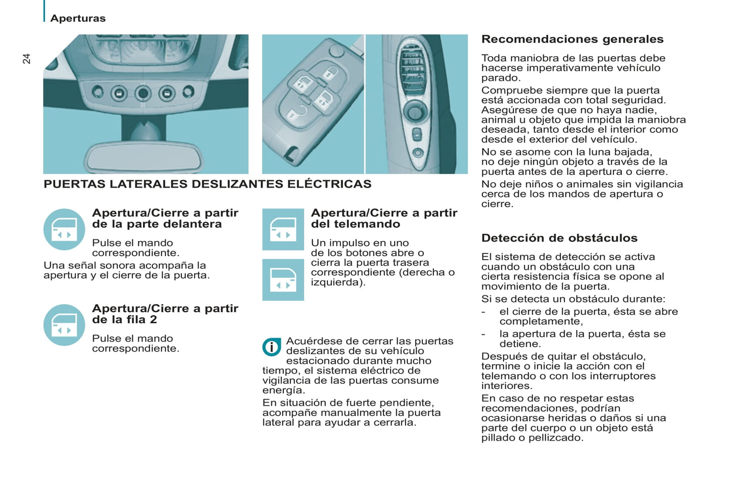 2013-2014 Peugeot 807 Owner's Manual | Spanish