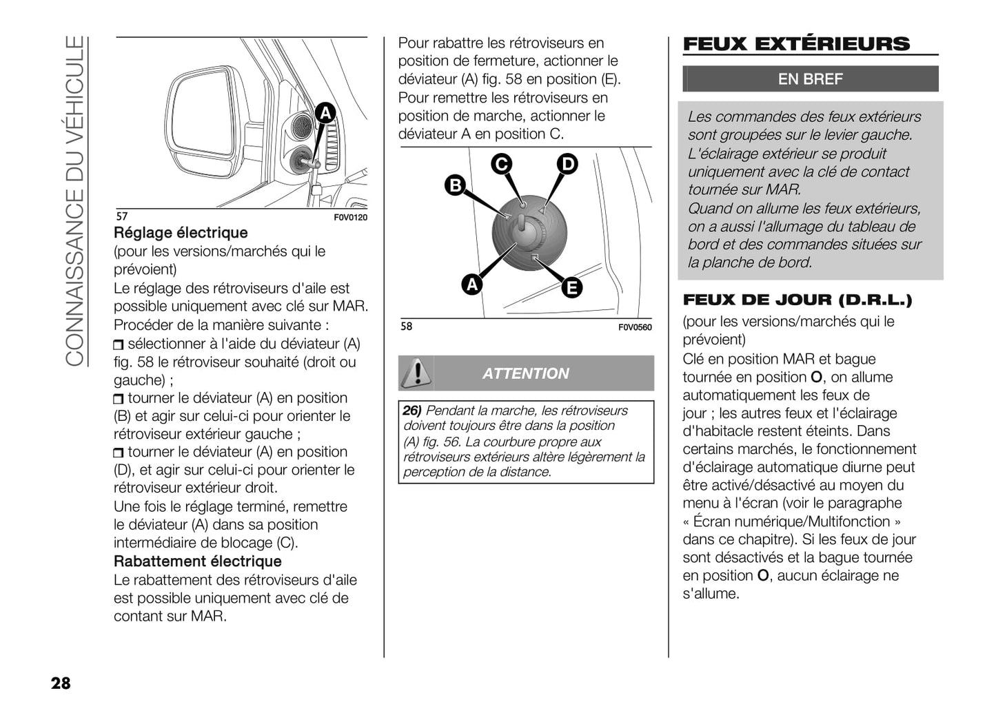 2015-2019 Fiat Nouvo Doblò Panorama Manuel du propriétaire | Français