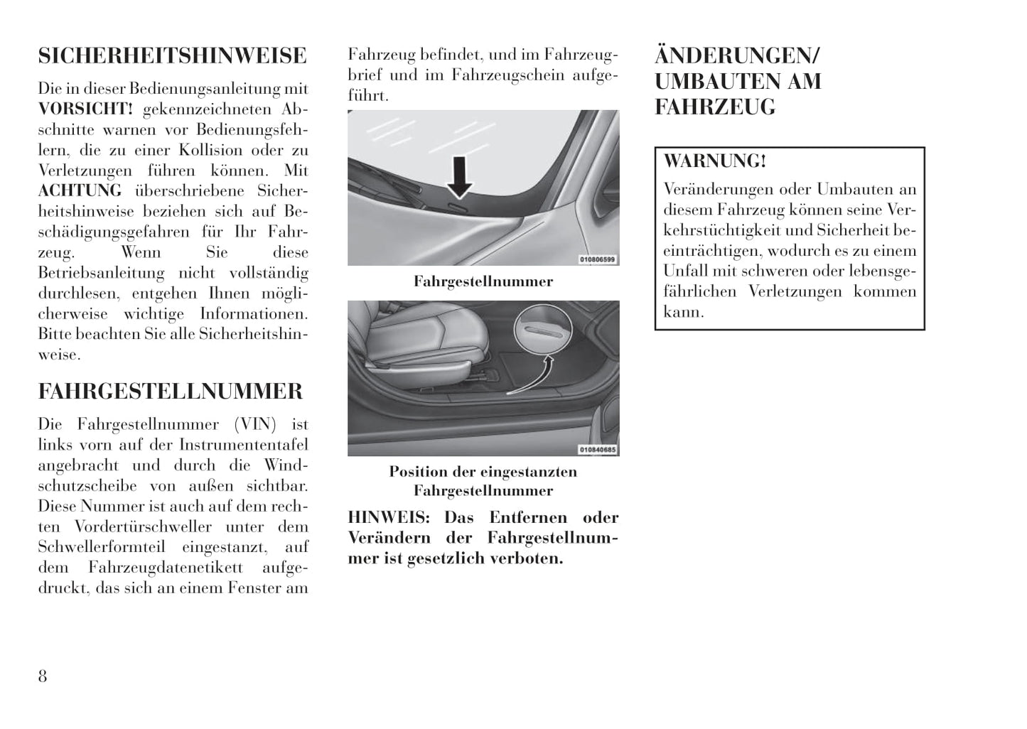 2012-2015 Lancia Flavia Manuel du propriétaire | Allemand