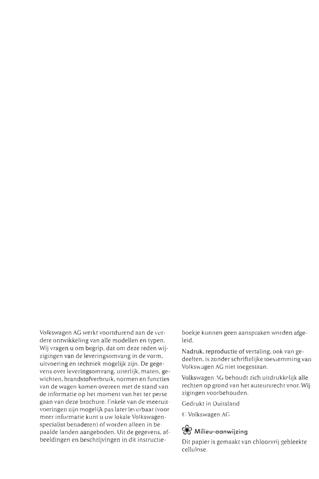 2005-2009 Volkswagen Polo Manuel du propriétaire | Néerlandais