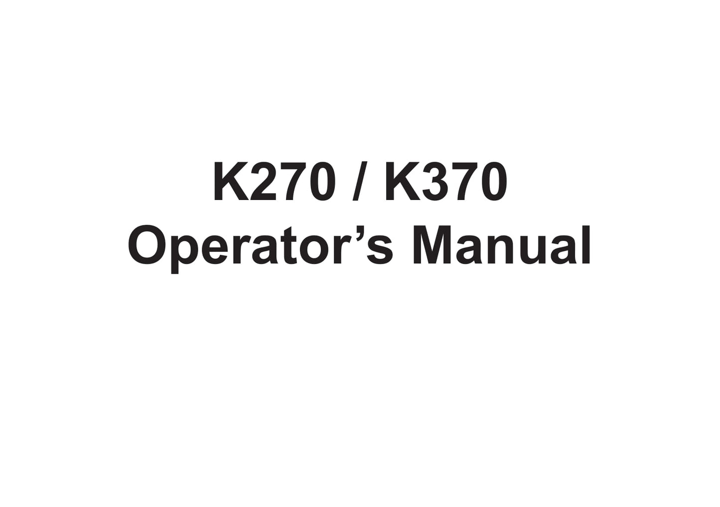 2013-2019 Kenworth K270/K370 Manuel du propriétaire | Anglais