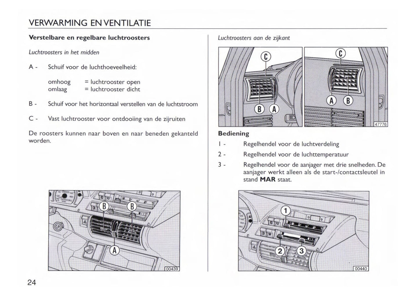 1997-1998 Fiat Cinquecento Owner's Manual | Dutch