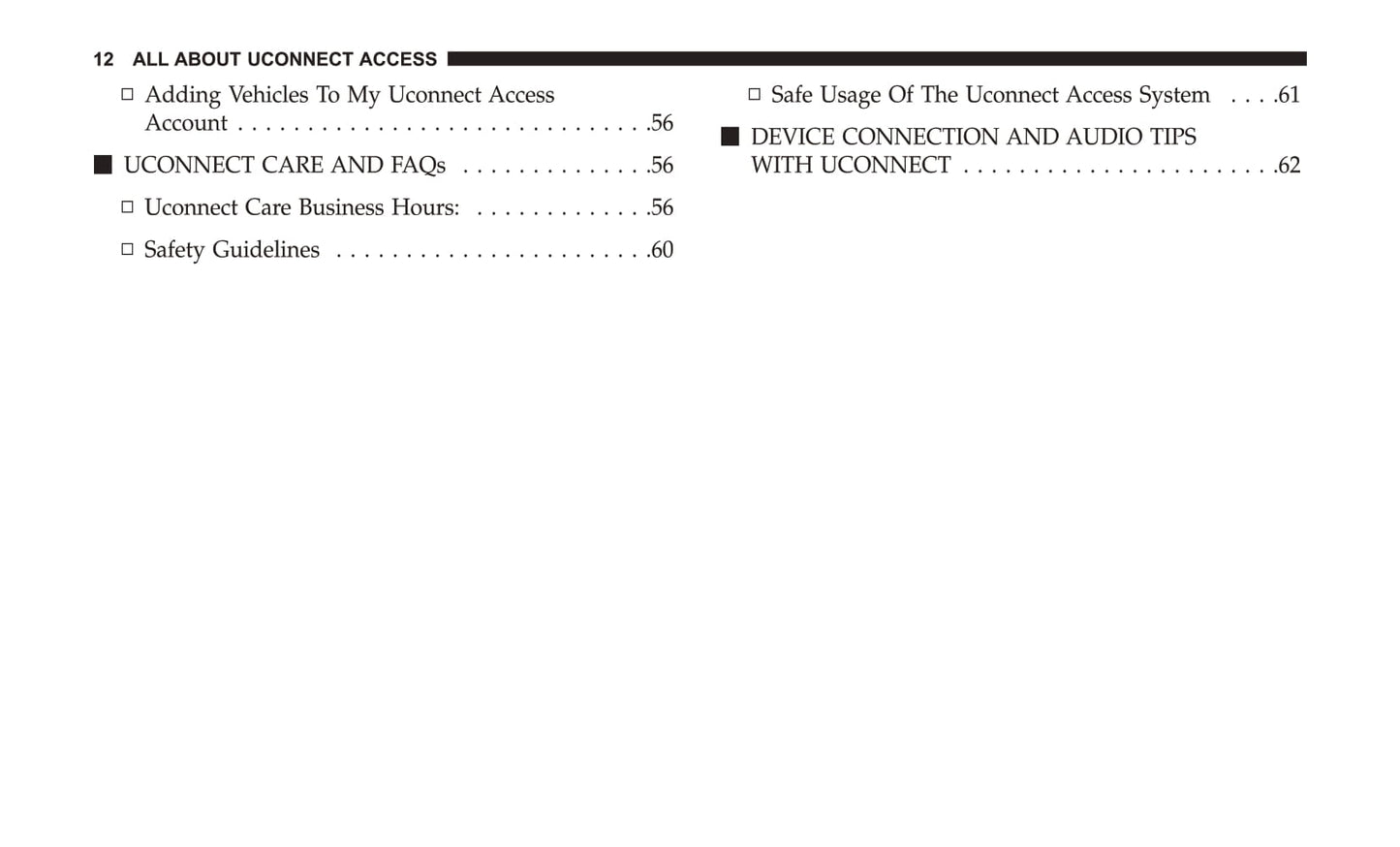 Uconnect 8.4 / 8.4 Nav Supplement Manuel du propriétaire