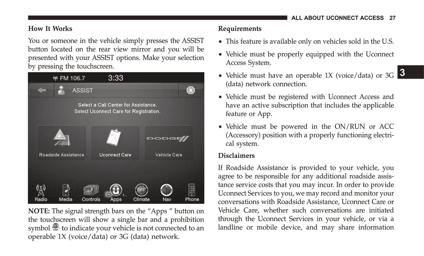 Uconnect 8.4 / 8.4 Nav Supplement Manuel du propriétaire