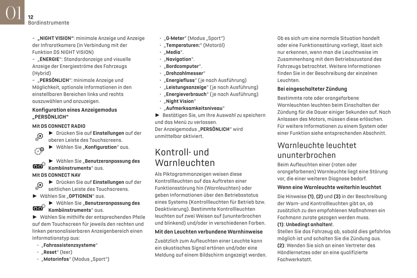 2019-2021 DS Automobiles DS 7 Crossback/DS 7 Crossback E-Tense Owner's Manual | German