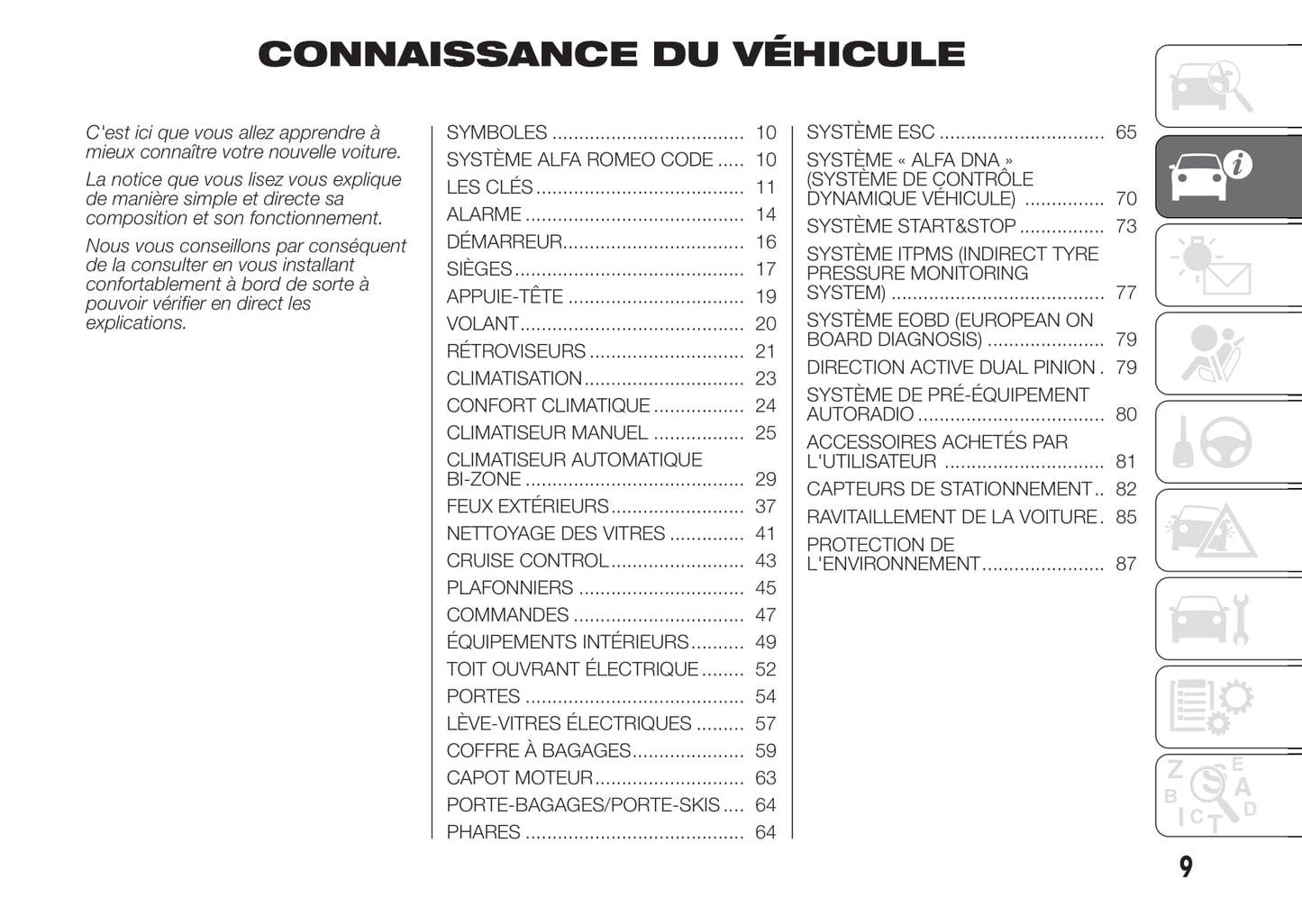 2014-2016 Alfa Romeo Giulietta Manuel du propriétaire | Français