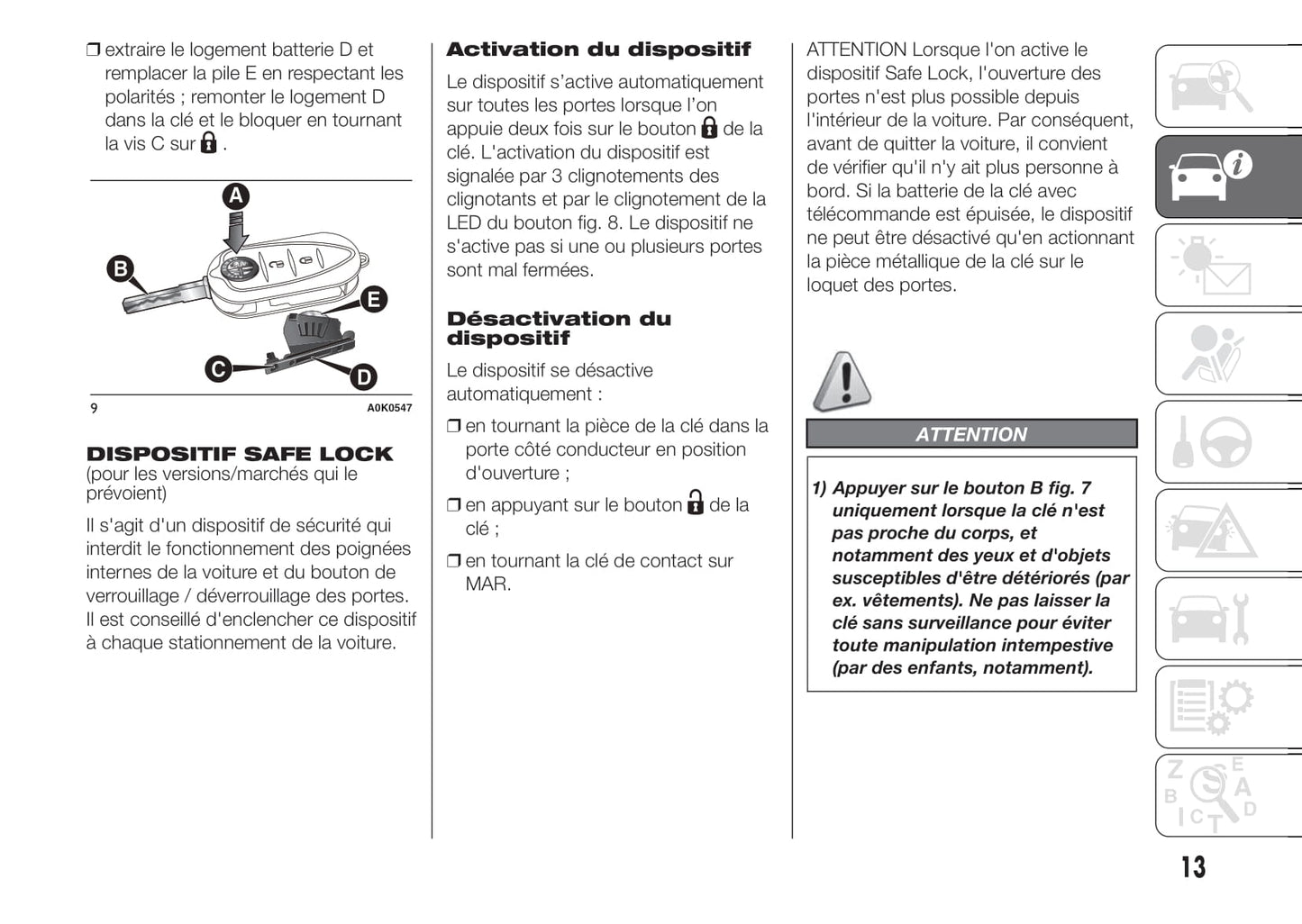 2014-2016 Alfa Romeo Giulietta Manuel du propriétaire | Français