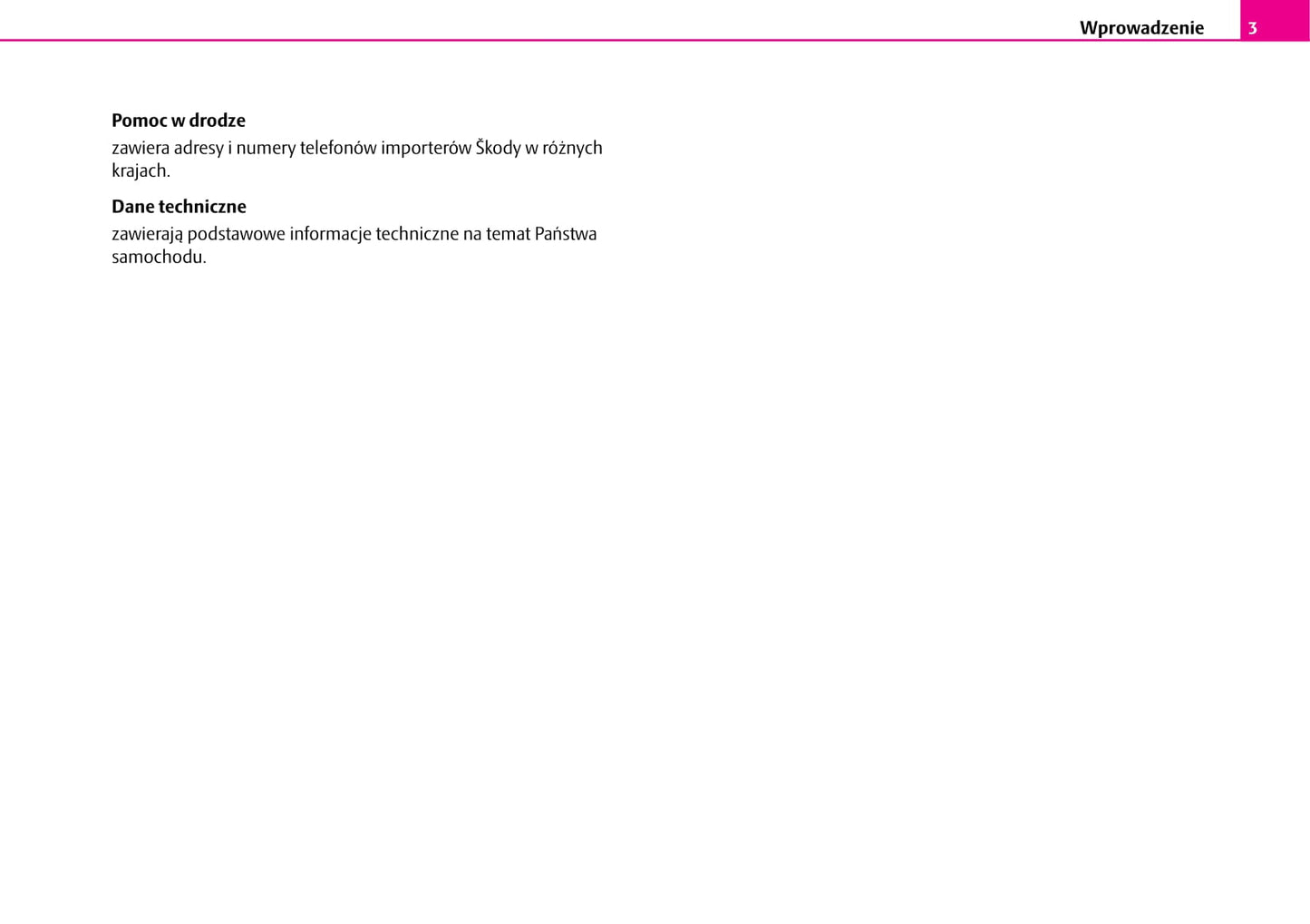 2004-2007 Skoda Fabia Manuel du propriétaire | Polonais