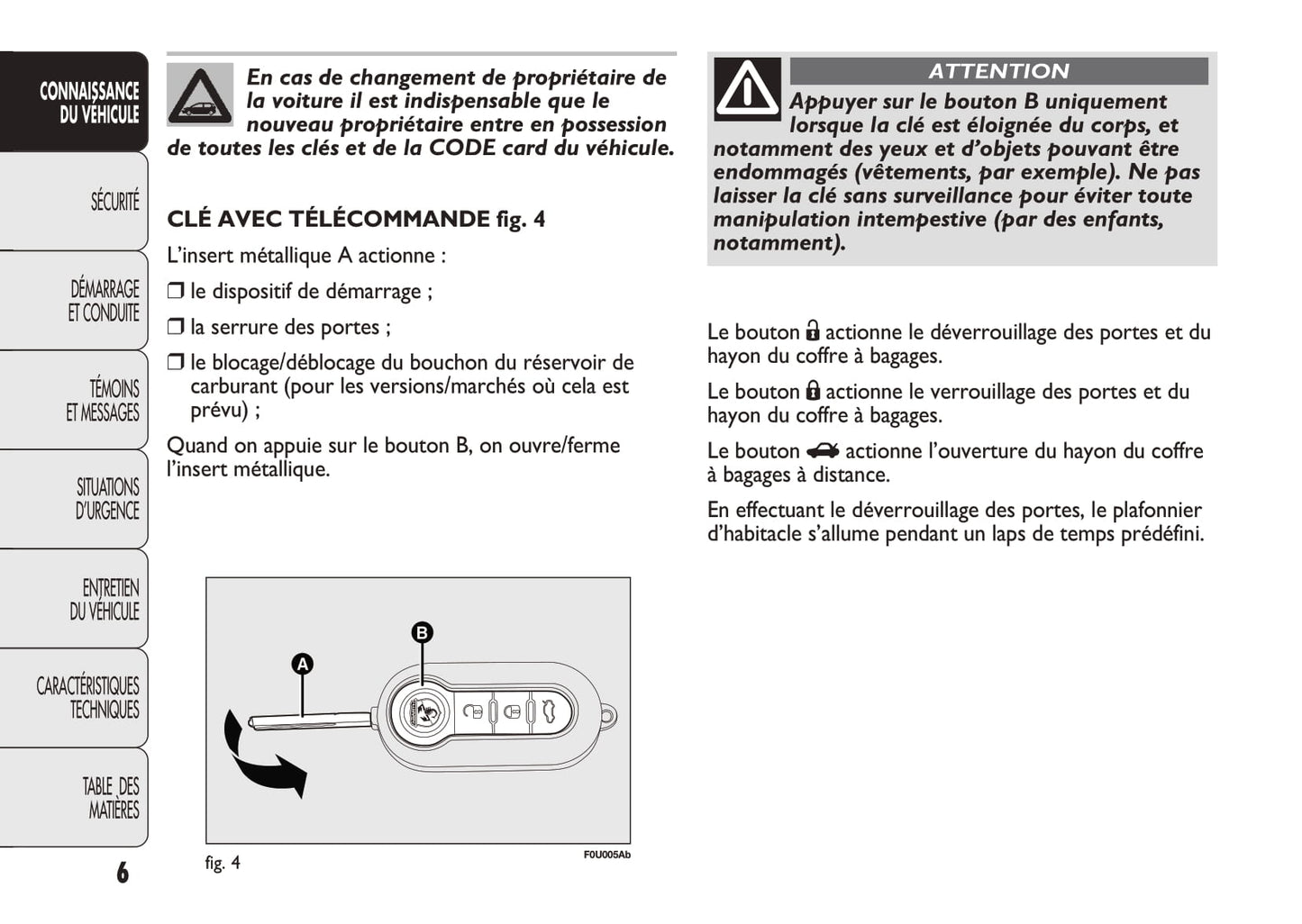 2010-2014 Abarth Punto Evo Owner's Manual | French