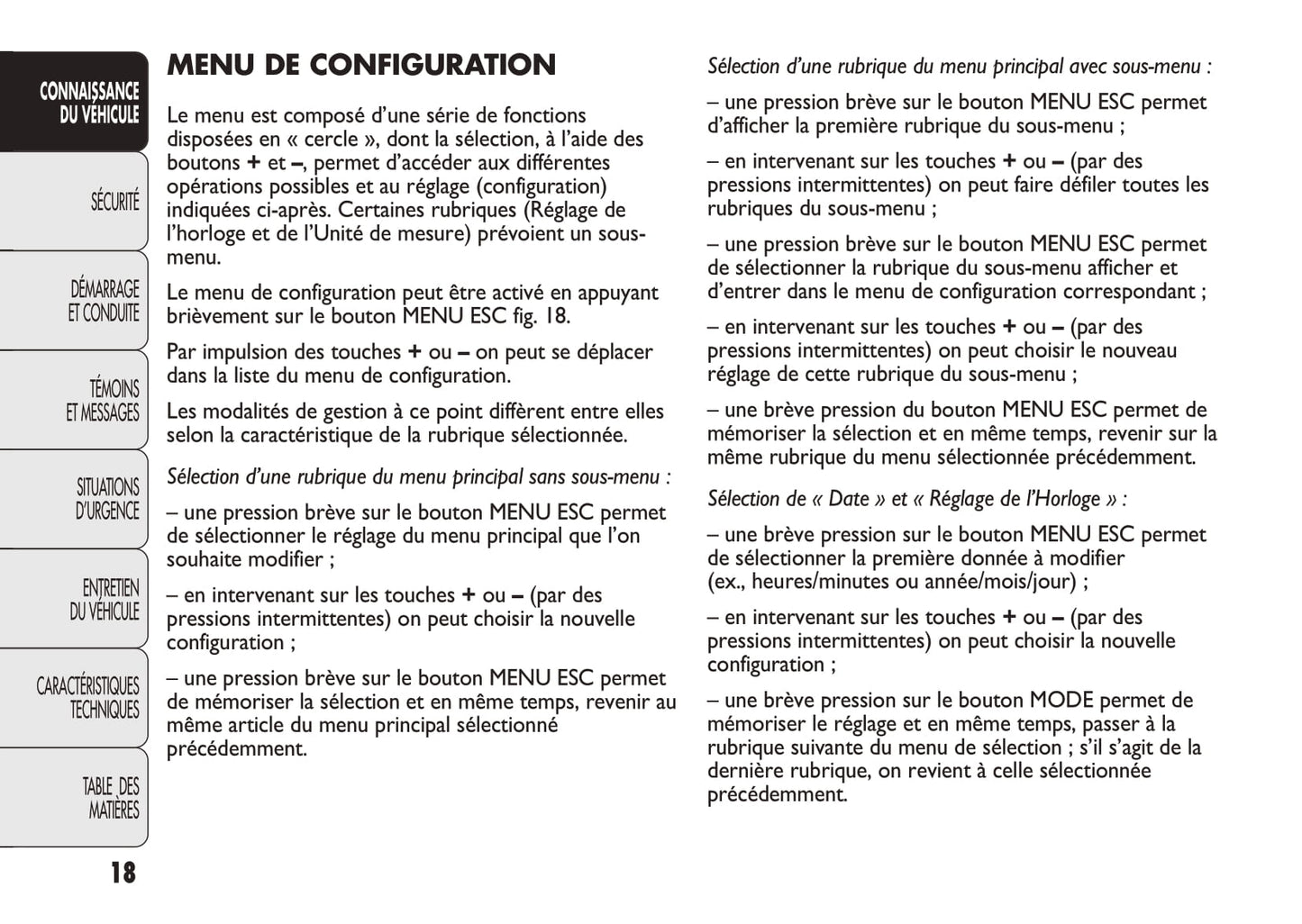 2010-2014 Abarth Punto Evo Owner's Manual | French