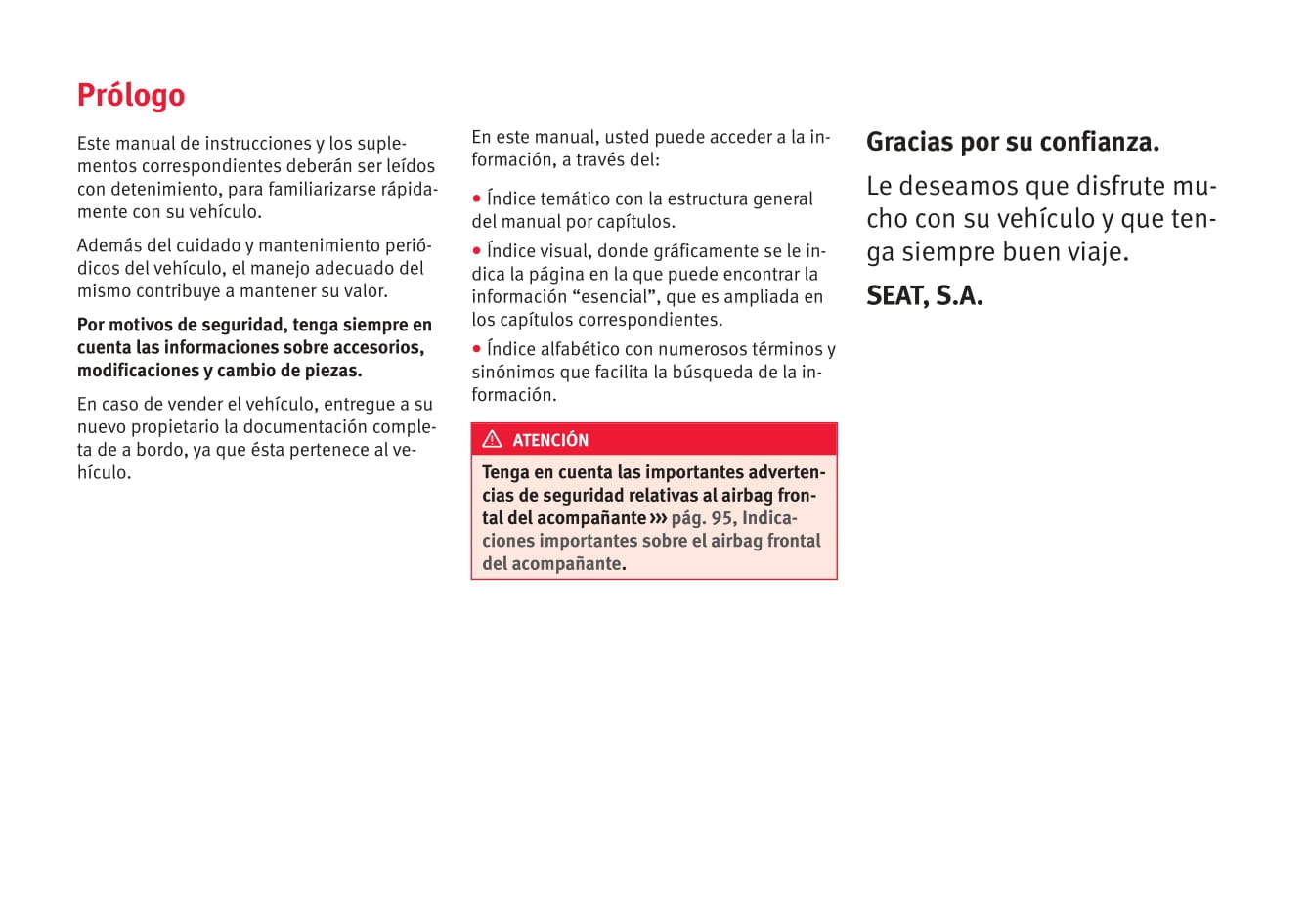 2015-2017 Seat Ibiza Manuel du propriétaire | Espagnol