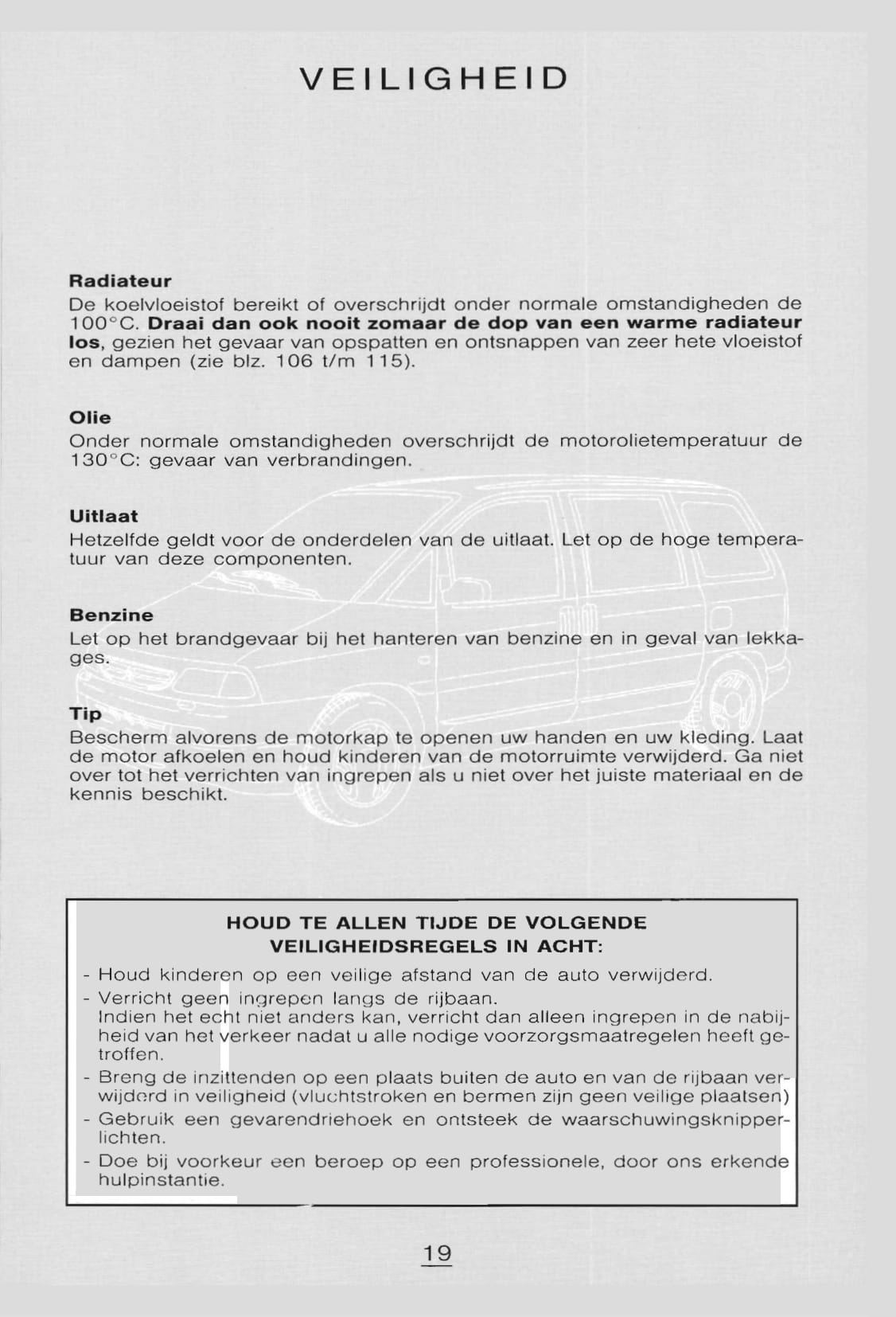 1998-2002 Citroën Evasion Manuel du propriétaire | Néerlandais