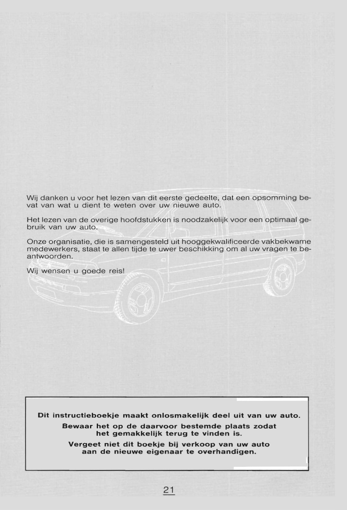 1998-2002 Citroën Evasion Manuel du propriétaire | Néerlandais