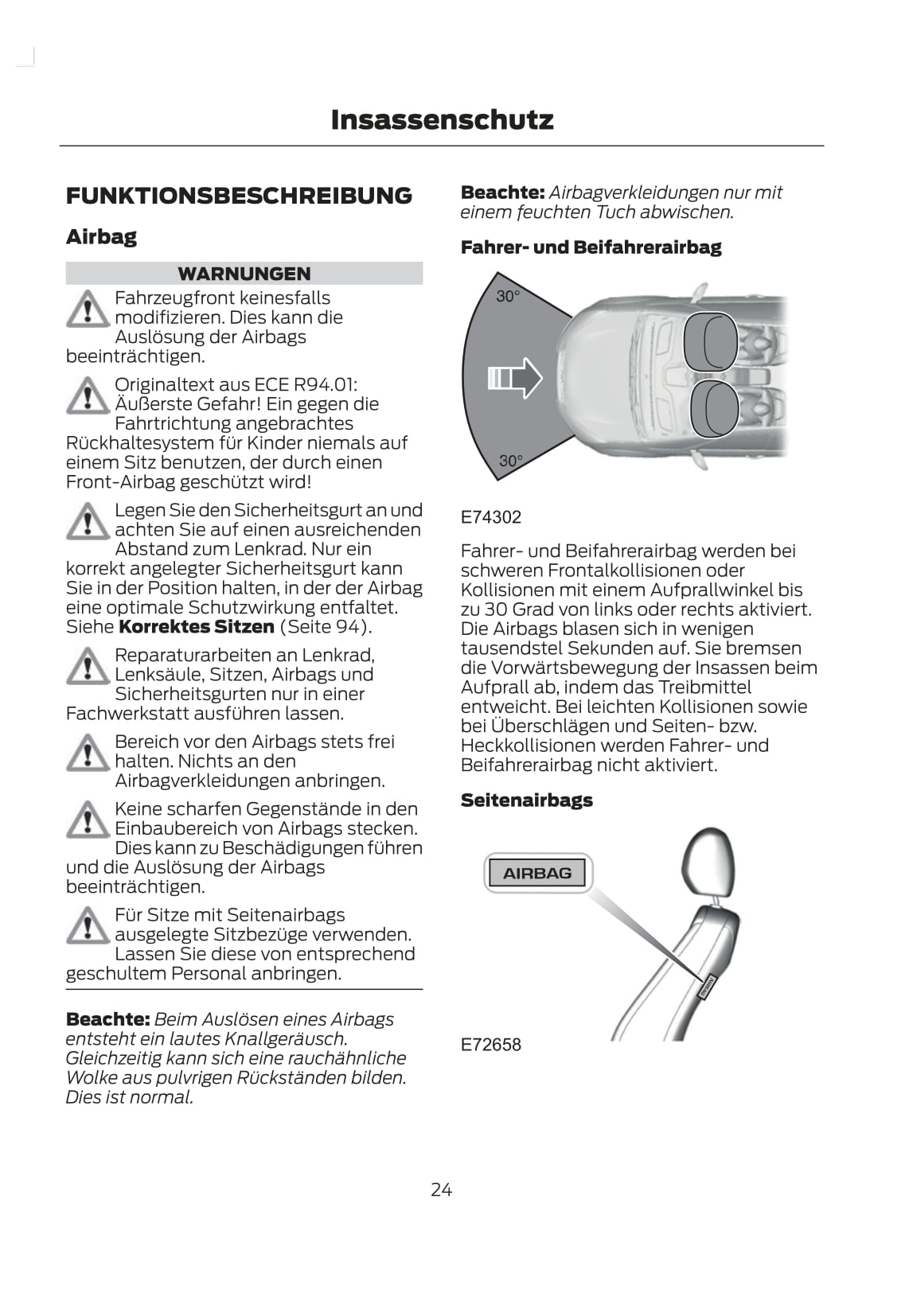 2011-2013 Ford Kuga Manuel du propriétaire | Allemand