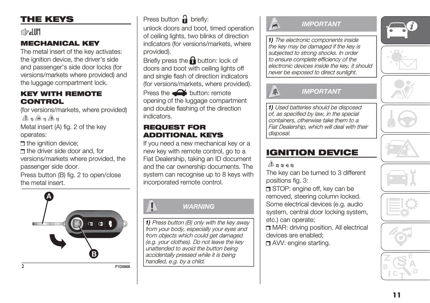 2018-2019 Fiat Panda Owner's Manual | English