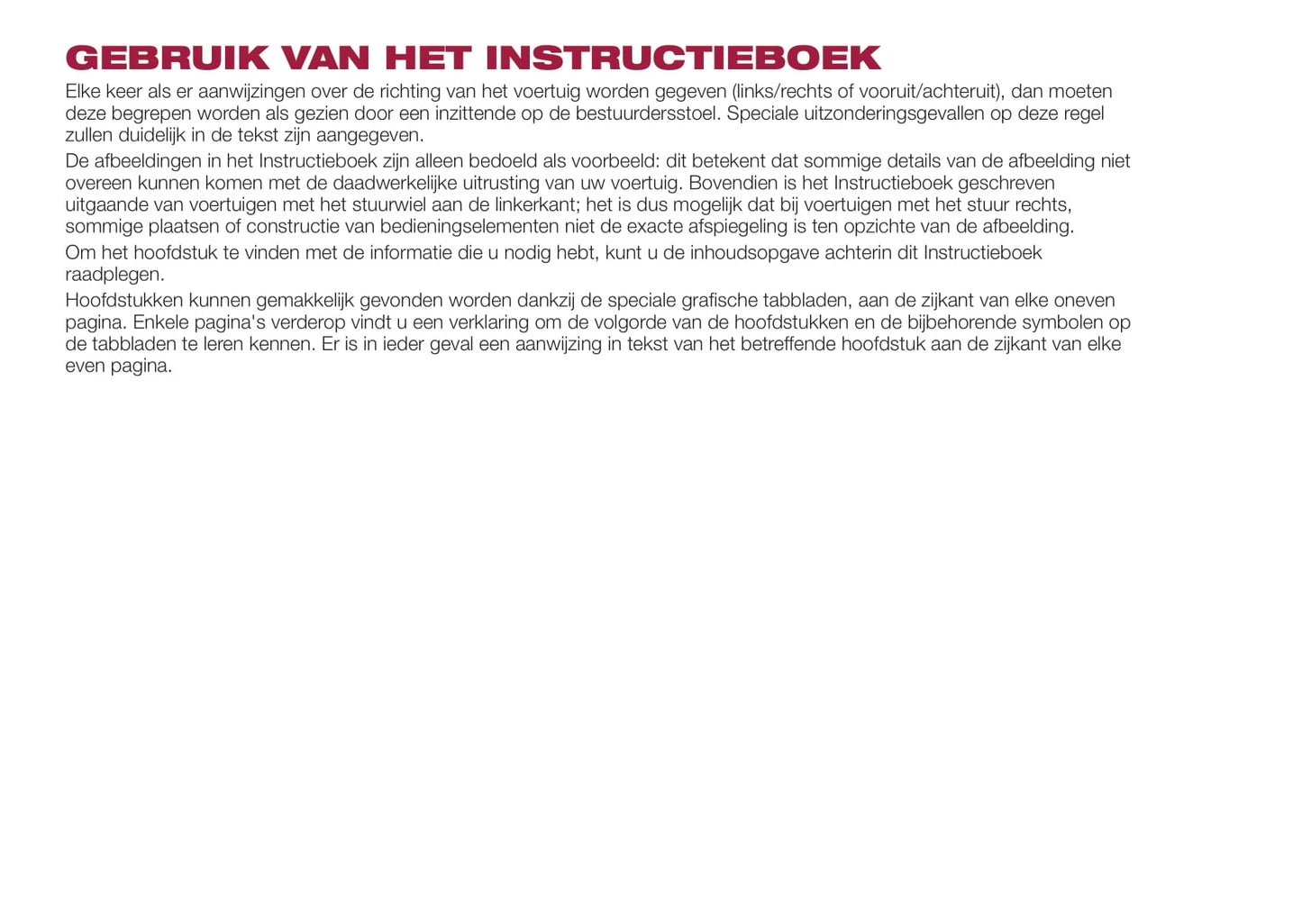 2016-2017 Fiat Tipo 5 Doors Owner's Manual | Dutch