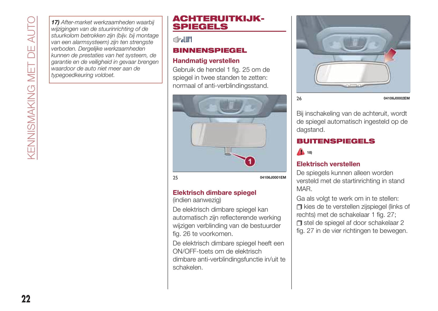 2016-2017 Fiat Tipo 5 Doors Owner's Manual | Dutch