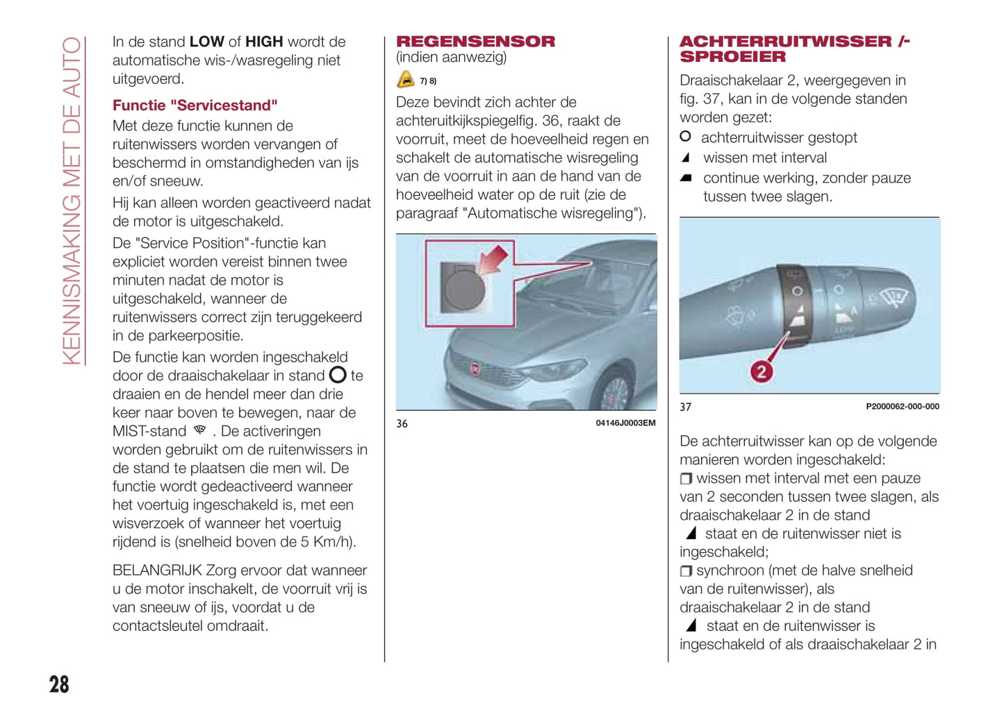 2016-2017 Fiat Tipo 5 Doors Owner's Manual | Dutch