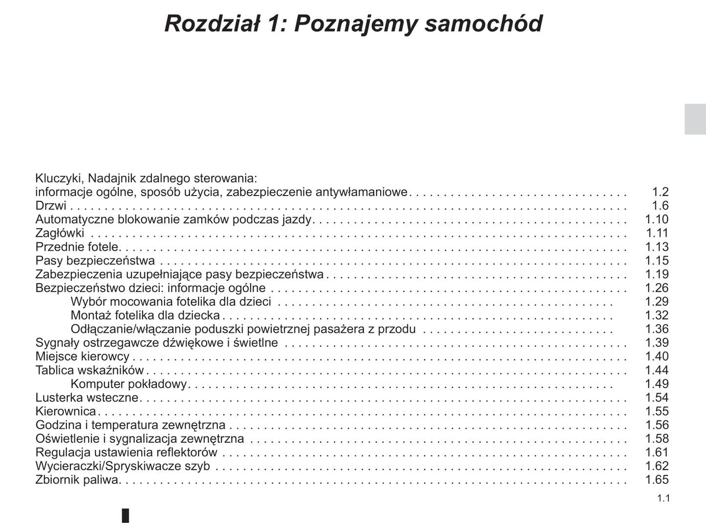 2012-2014 Renault Twingo Manuel du propriétaire | Polonais
