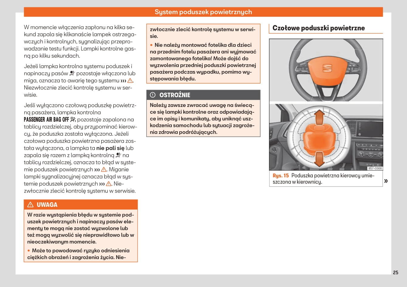 2016-2020 Seat Ateca Manuel du propriétaire | Polonais