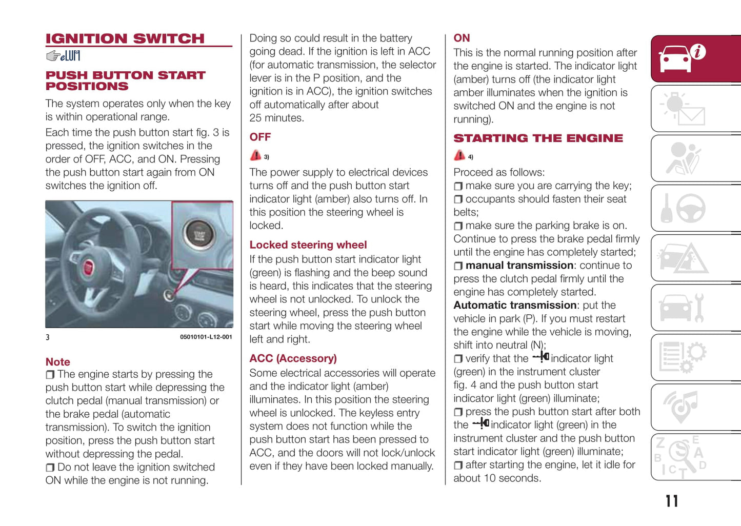 2017-2018 Fiat 124 Spider Owner's Manual | German