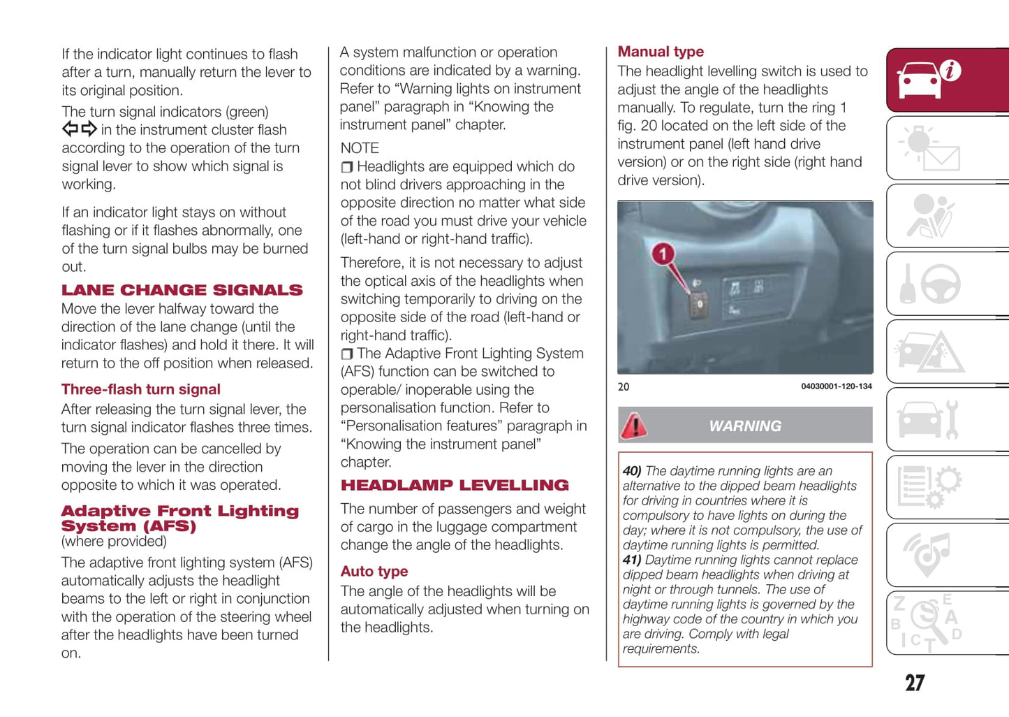2017-2018 Fiat 124 Spider Owner's Manual | German
