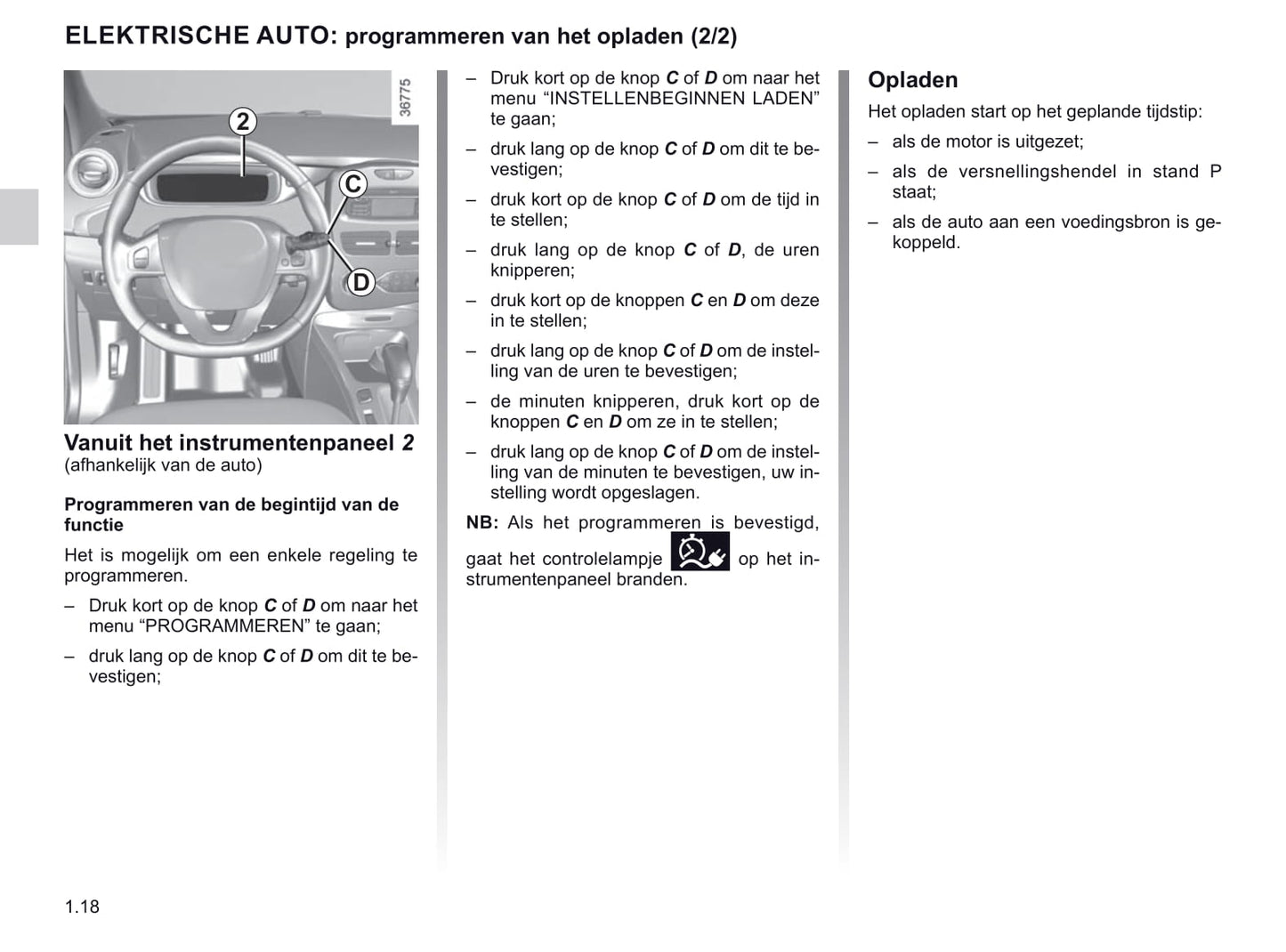 2016-2019 Renault Zoe Manuel du propriétaire | Néerlandais