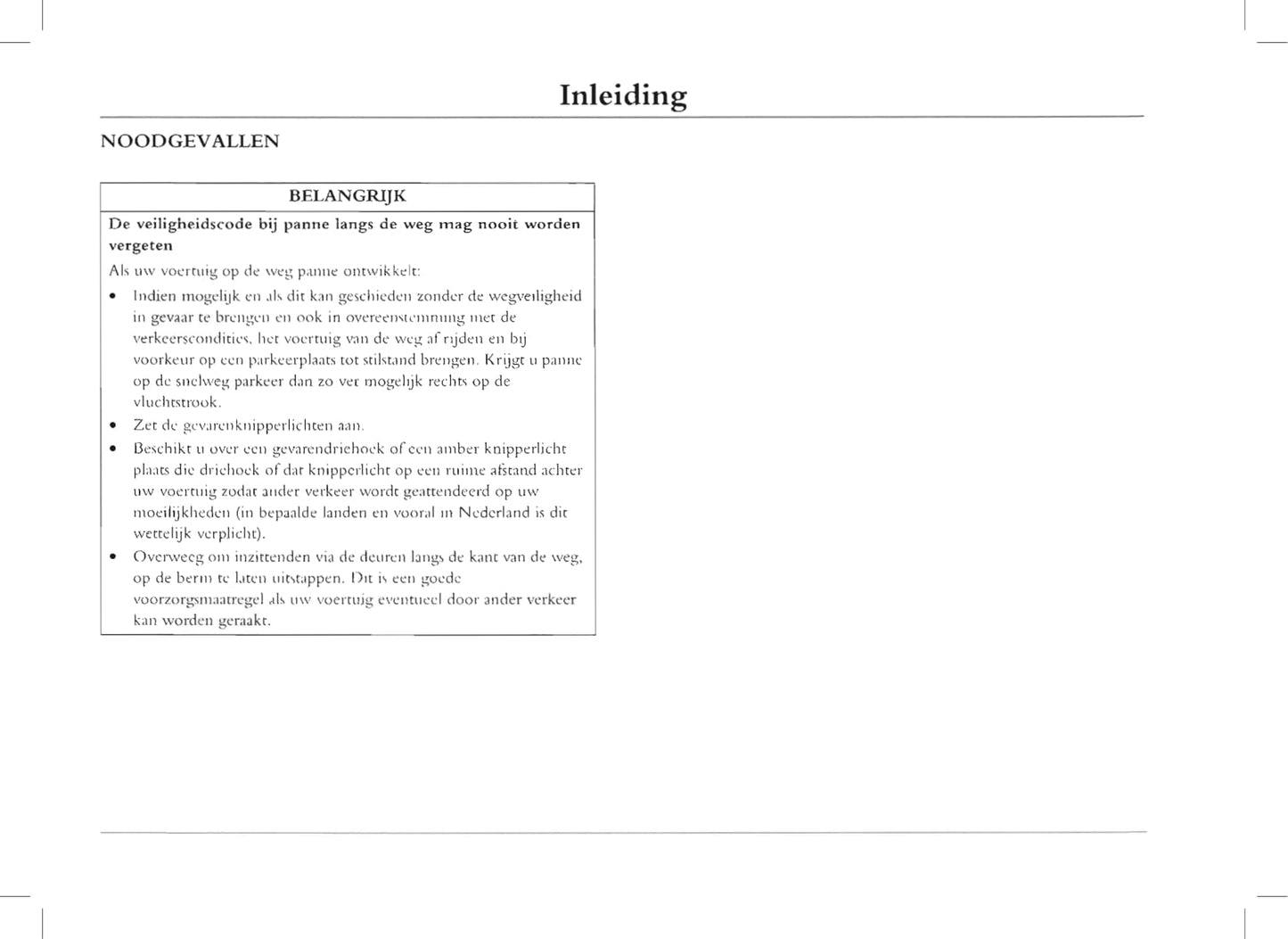 1999-2005 Rover 45 Owner's Manual | Dutch