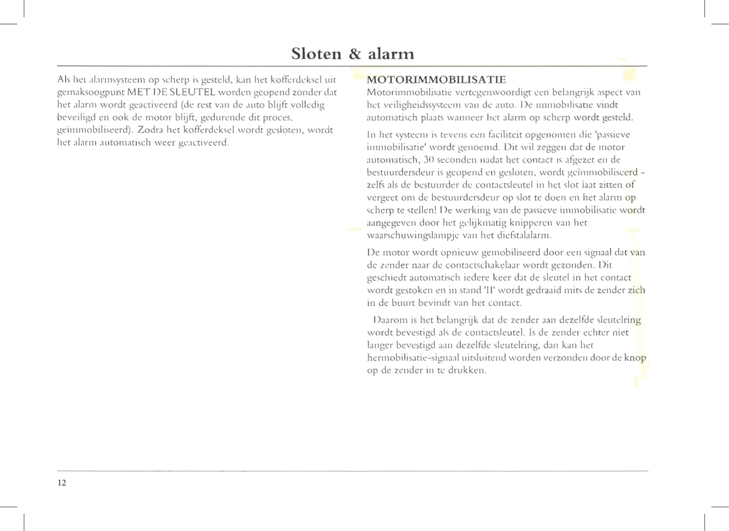 1999-2005 Rover 45 Owner's Manual | Dutch