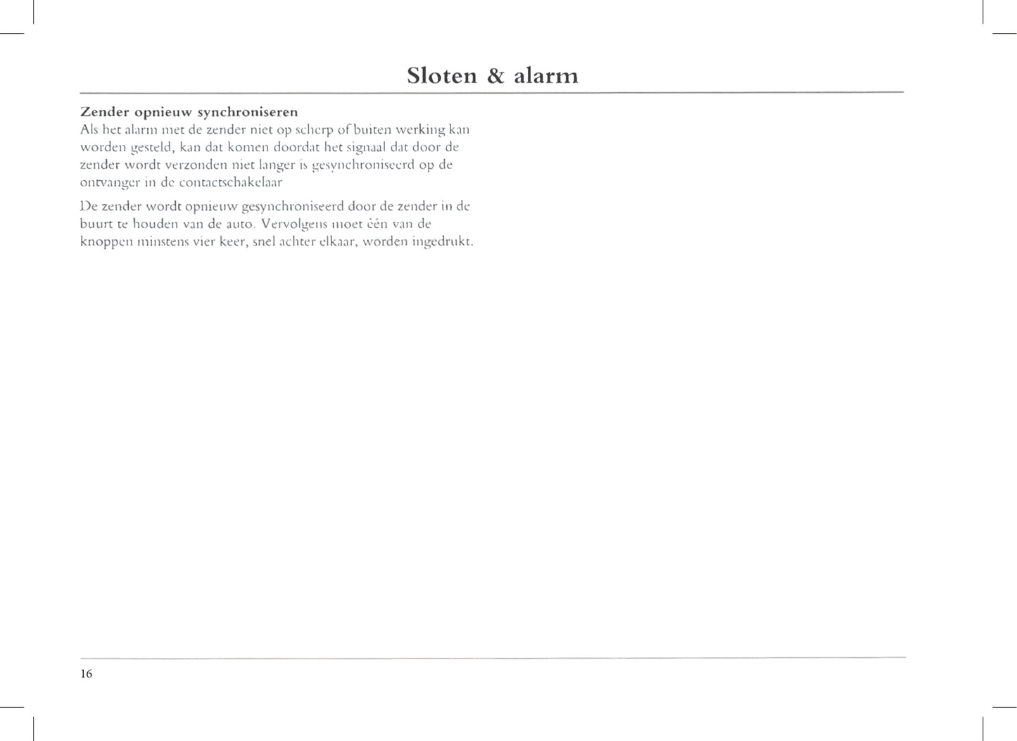 1999-2005 Rover 45 Owner's Manual | Dutch