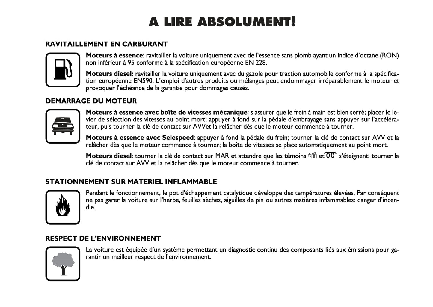 2006-2007 Fiat Stilo Owner's Manual | French