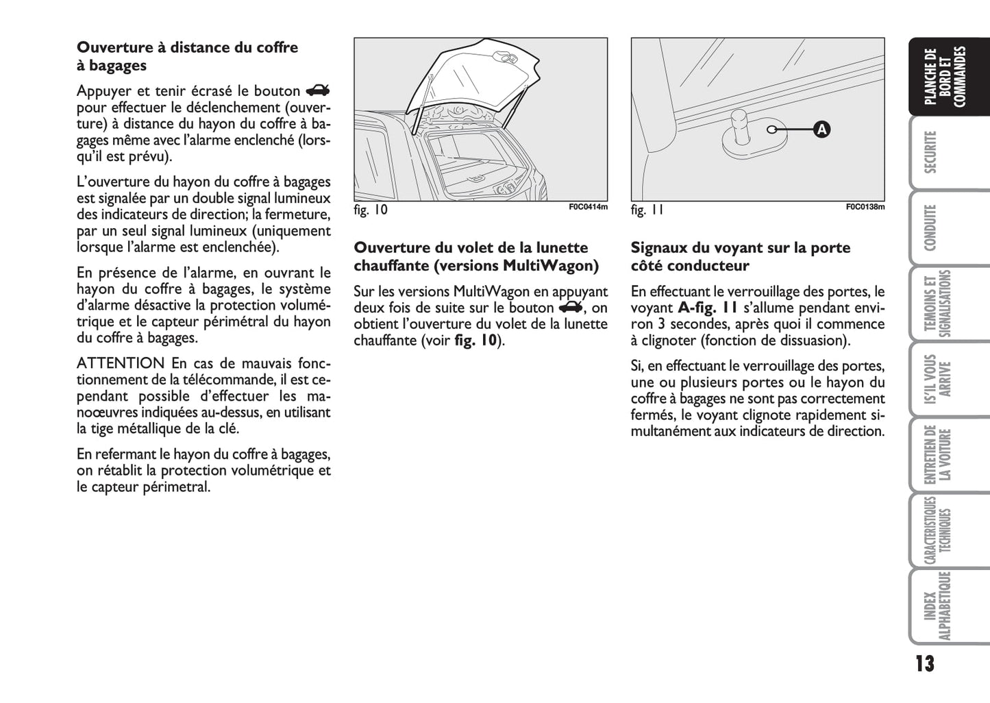 2006-2007 Fiat Stilo Owner's Manual | French