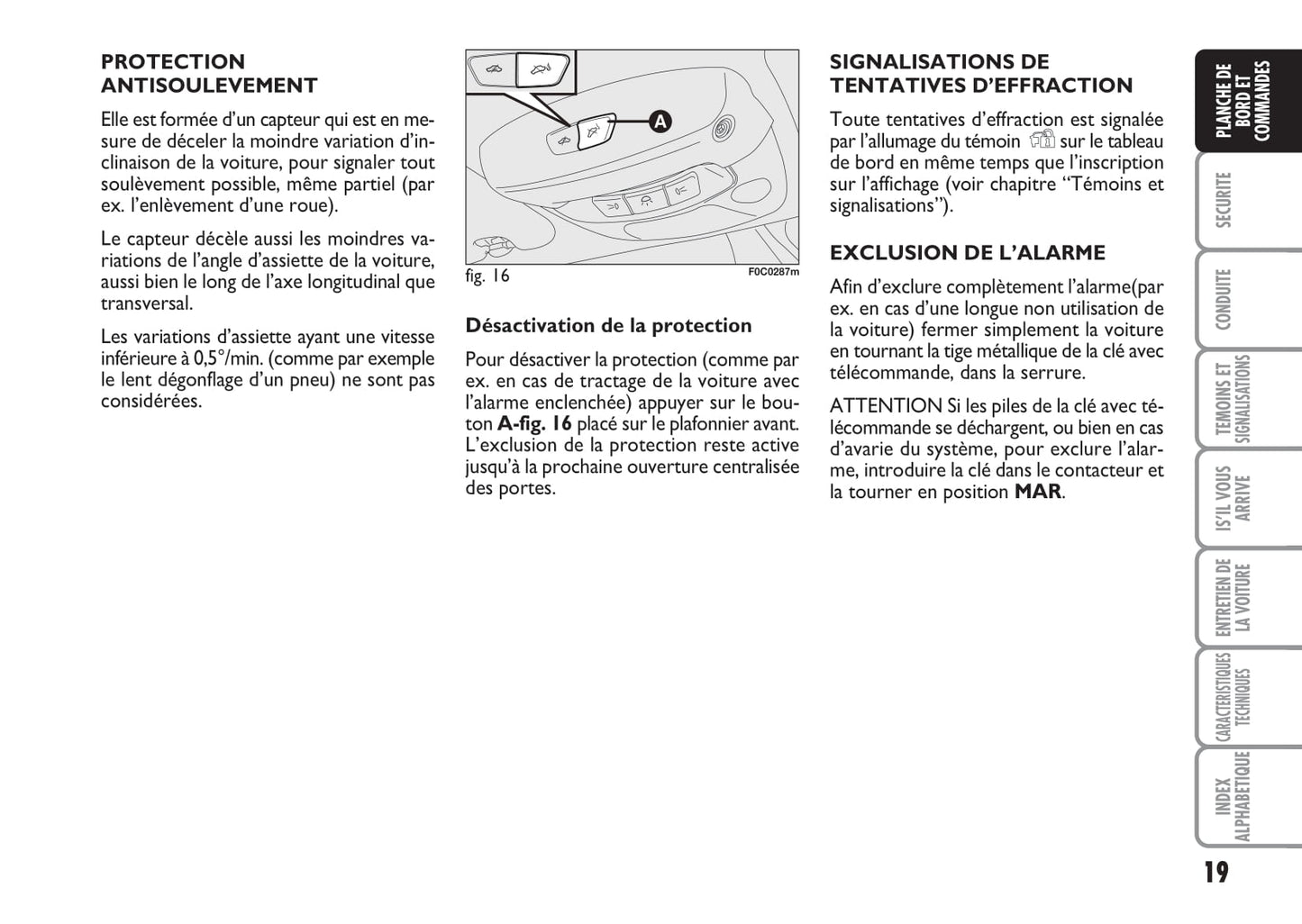 2006-2007 Fiat Stilo Owner's Manual | French
