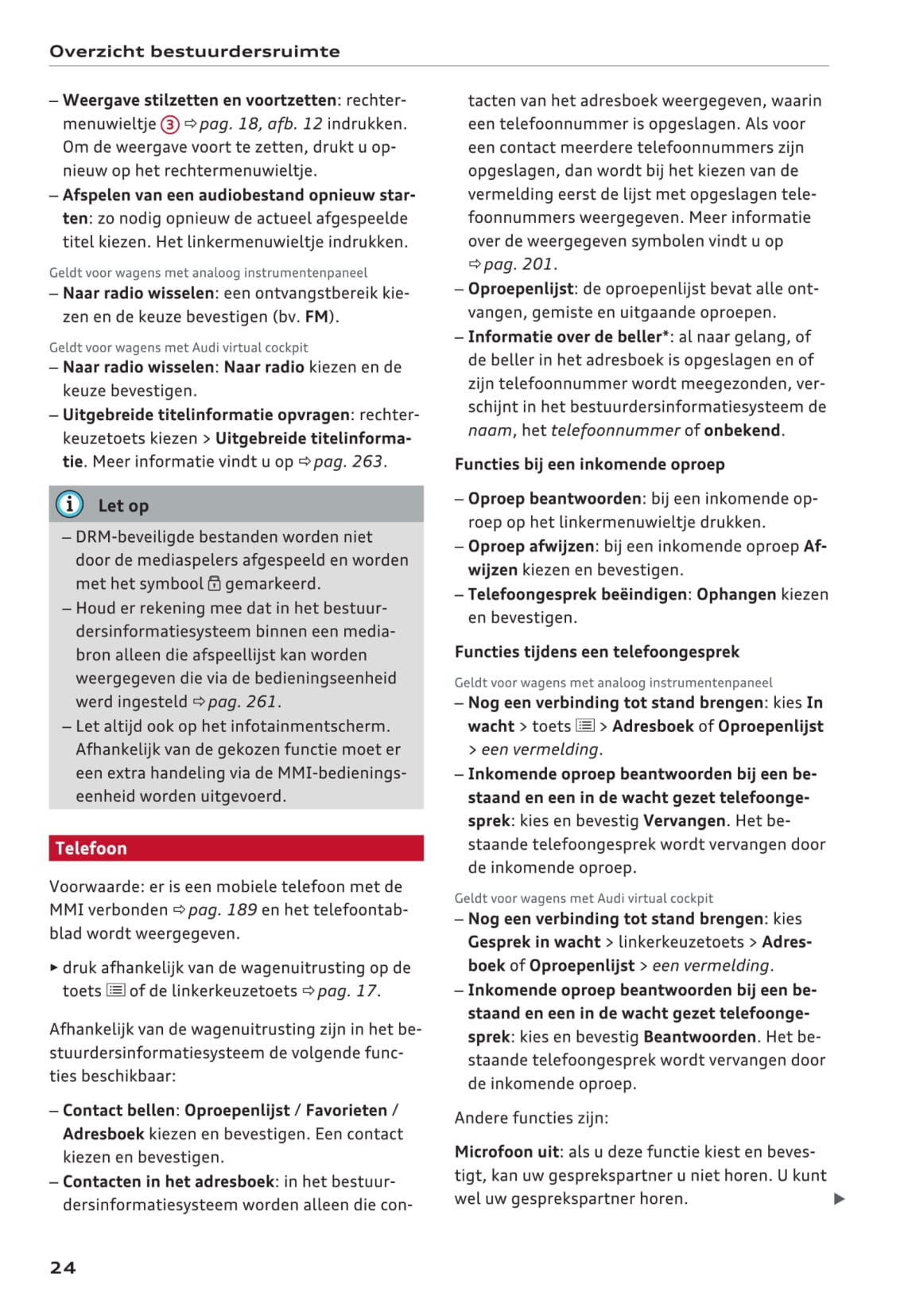 2016-2018 Audi A3 Manuel du propriétaire | Néerlandais