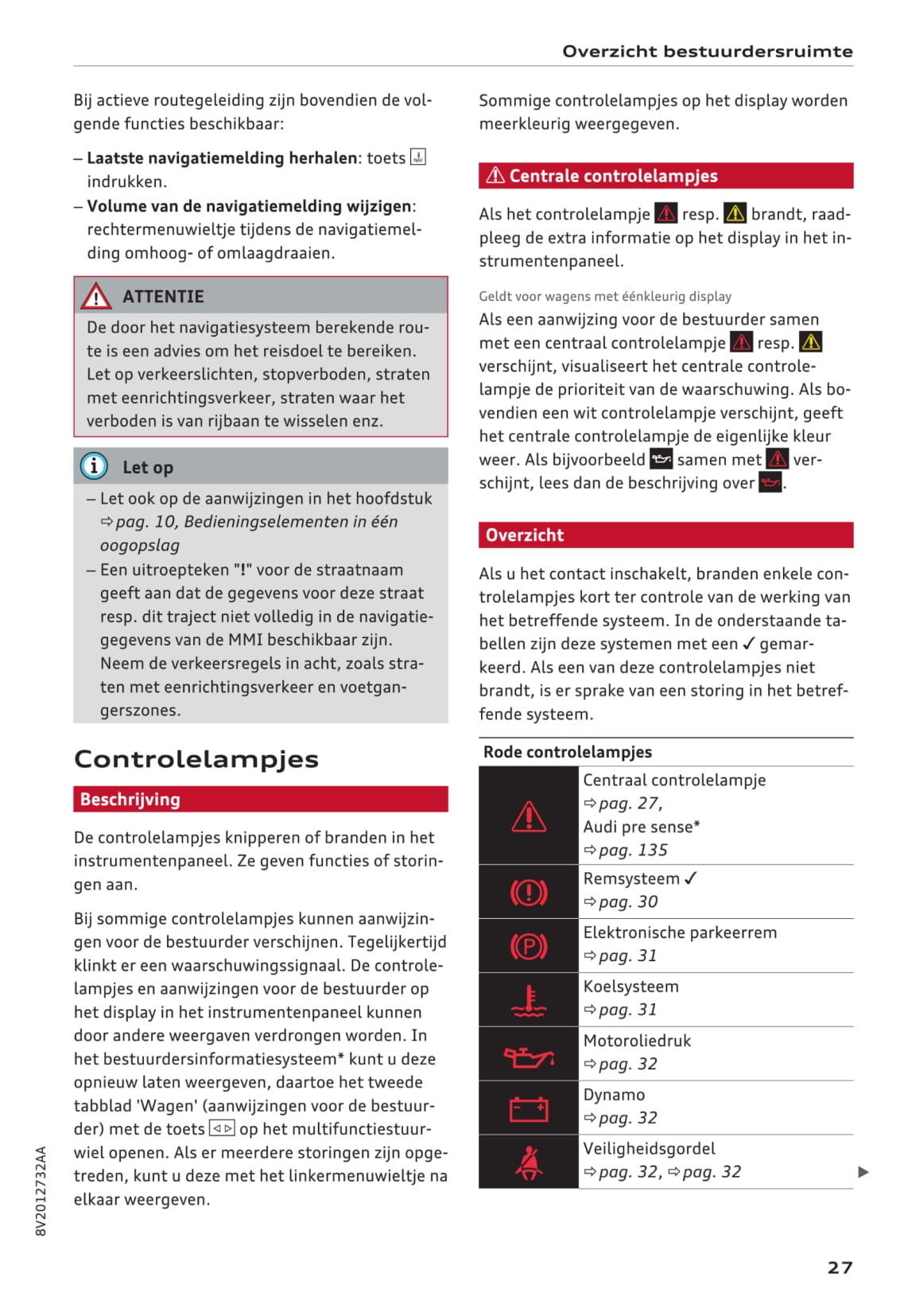 2016-2018 Audi A3 Manuel du propriétaire | Néerlandais