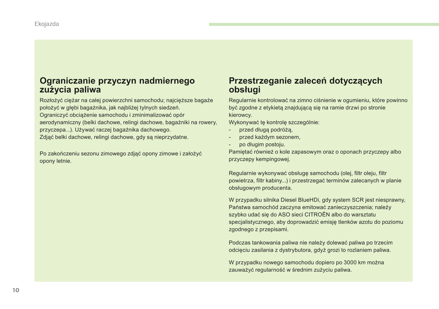 2015-2016 Citroën C4 Picasso/Grand C4 Picasso Owner's Manual | Polish