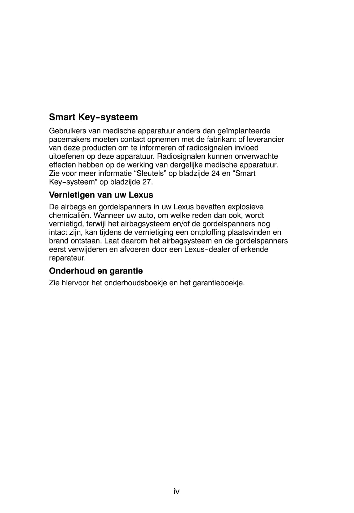 2006-2007 Lexus GS 300/GS 430 Owner's Manual | Dutch