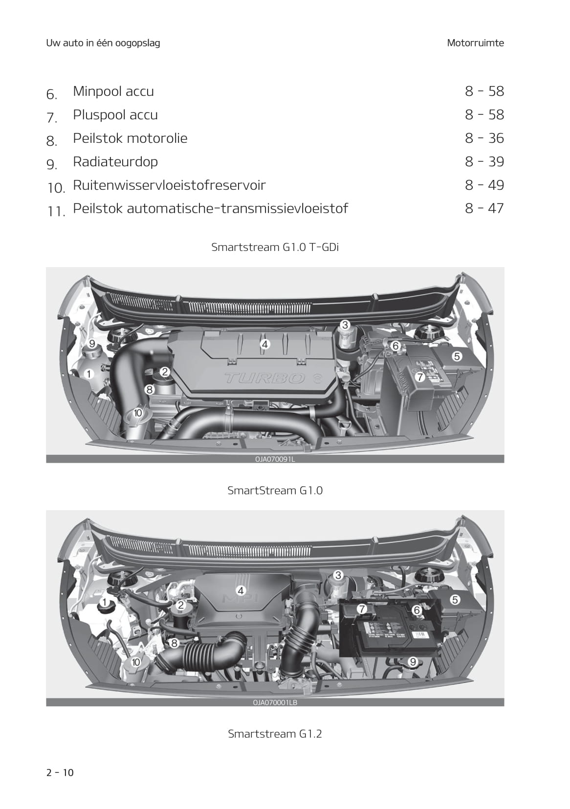 2020-2023 Kia Picanto Manuel du propriétaire | Néerlandais