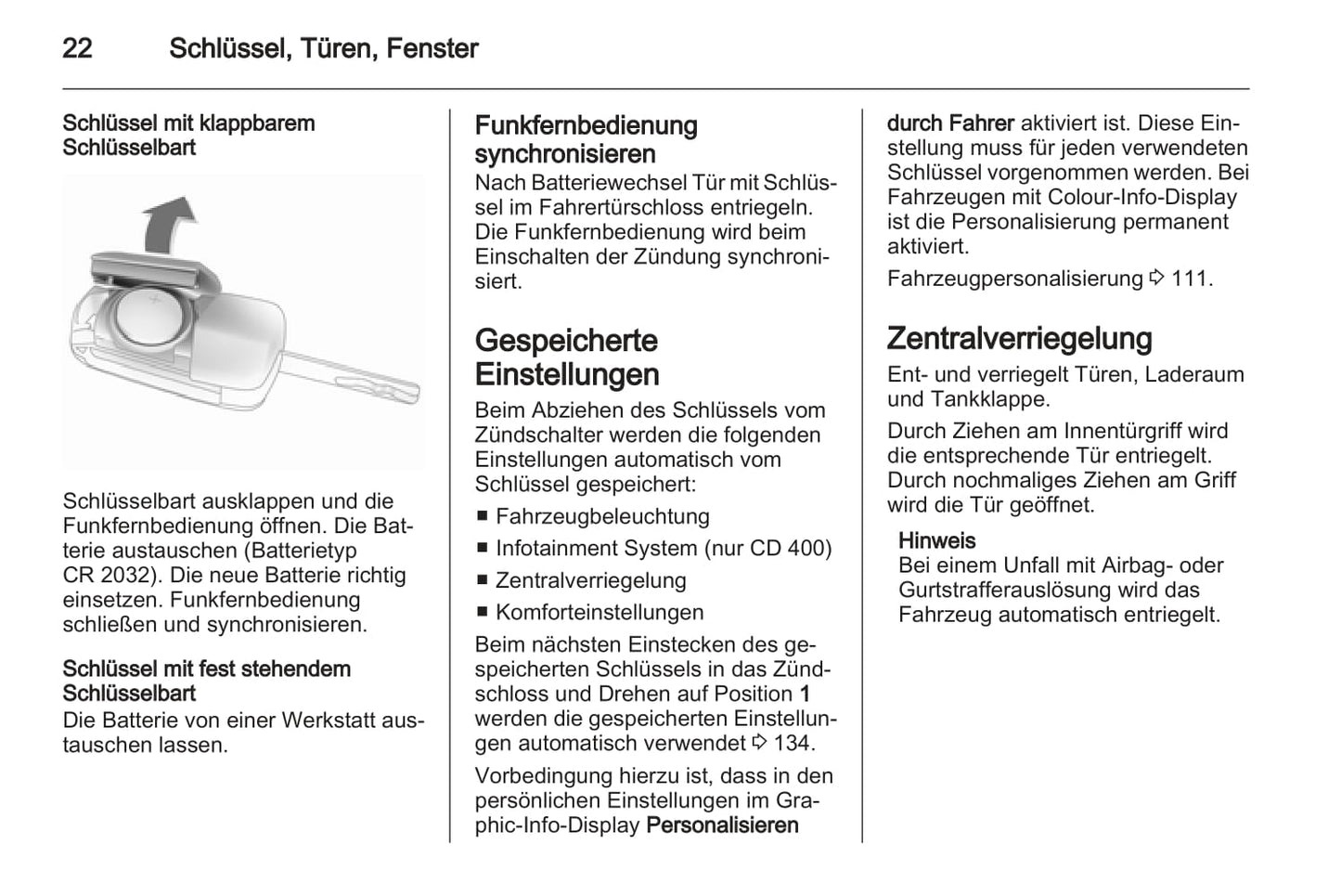 2013-2014 Opel Meriva Manuel du propriétaire | Allemand