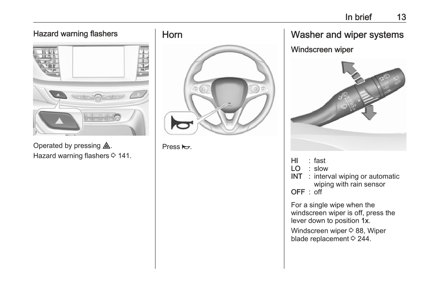 2017-2019 Vauxhall Insignia Manuel du propriétaire | Anglais