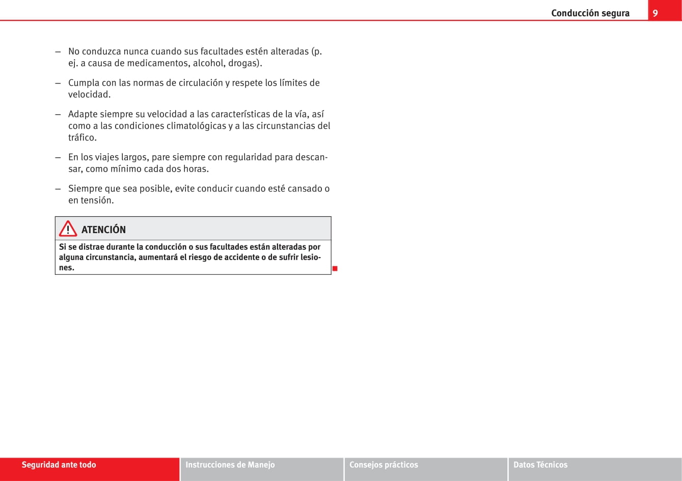 2008-2012 Seat Ibiza Manuel du propriétaire | Espagnol