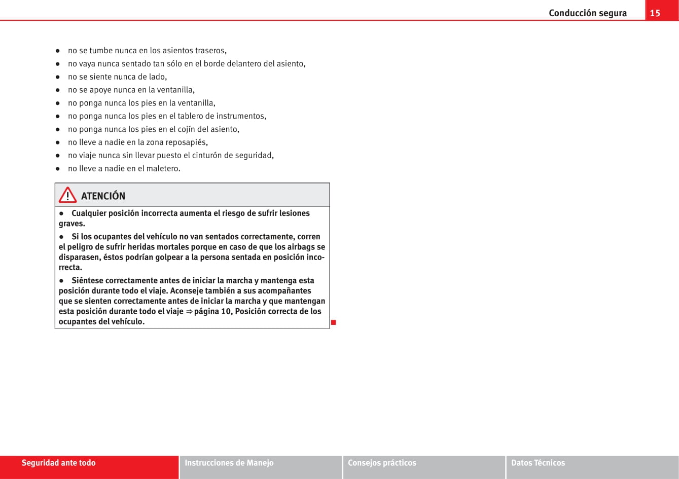 2008-2012 Seat Ibiza Manuel du propriétaire | Espagnol