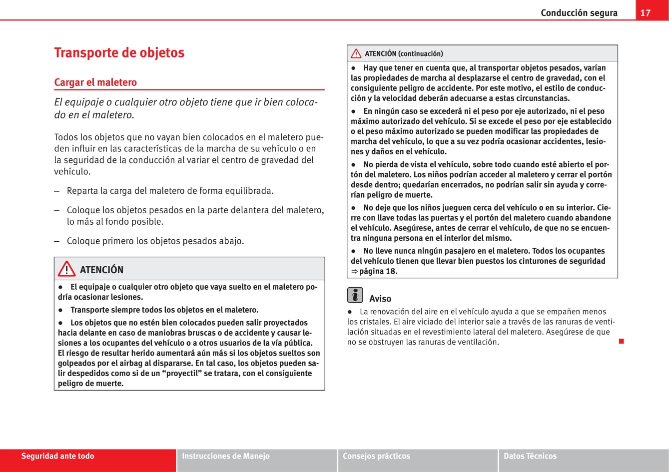 2008-2012 Seat Ibiza Manuel du propriétaire | Espagnol