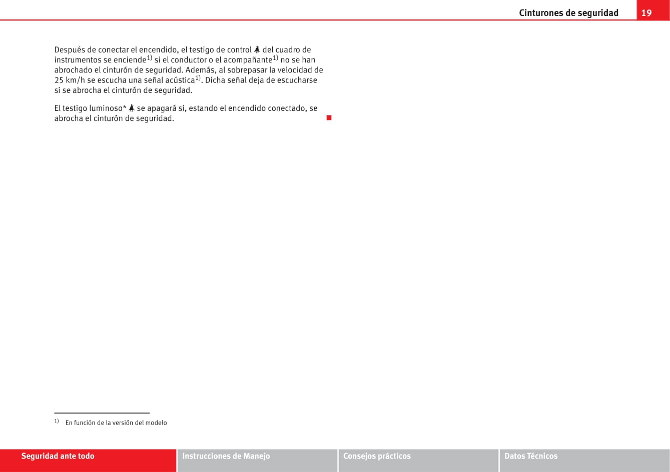 2008-2012 Seat Ibiza Manuel du propriétaire | Espagnol