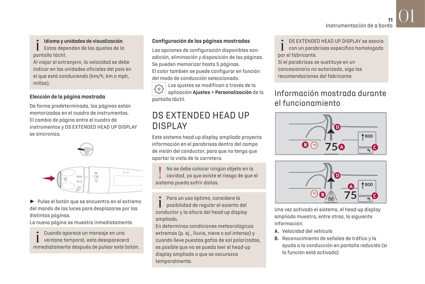 2021-2022 DS Automobiles DS 4 Owner's Manual | Spanish