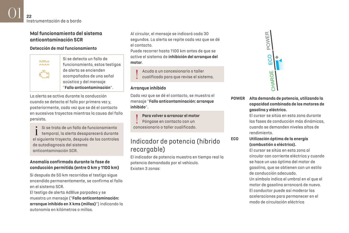 2021-2022 DS Automobiles DS 4 Owner's Manual | Spanish