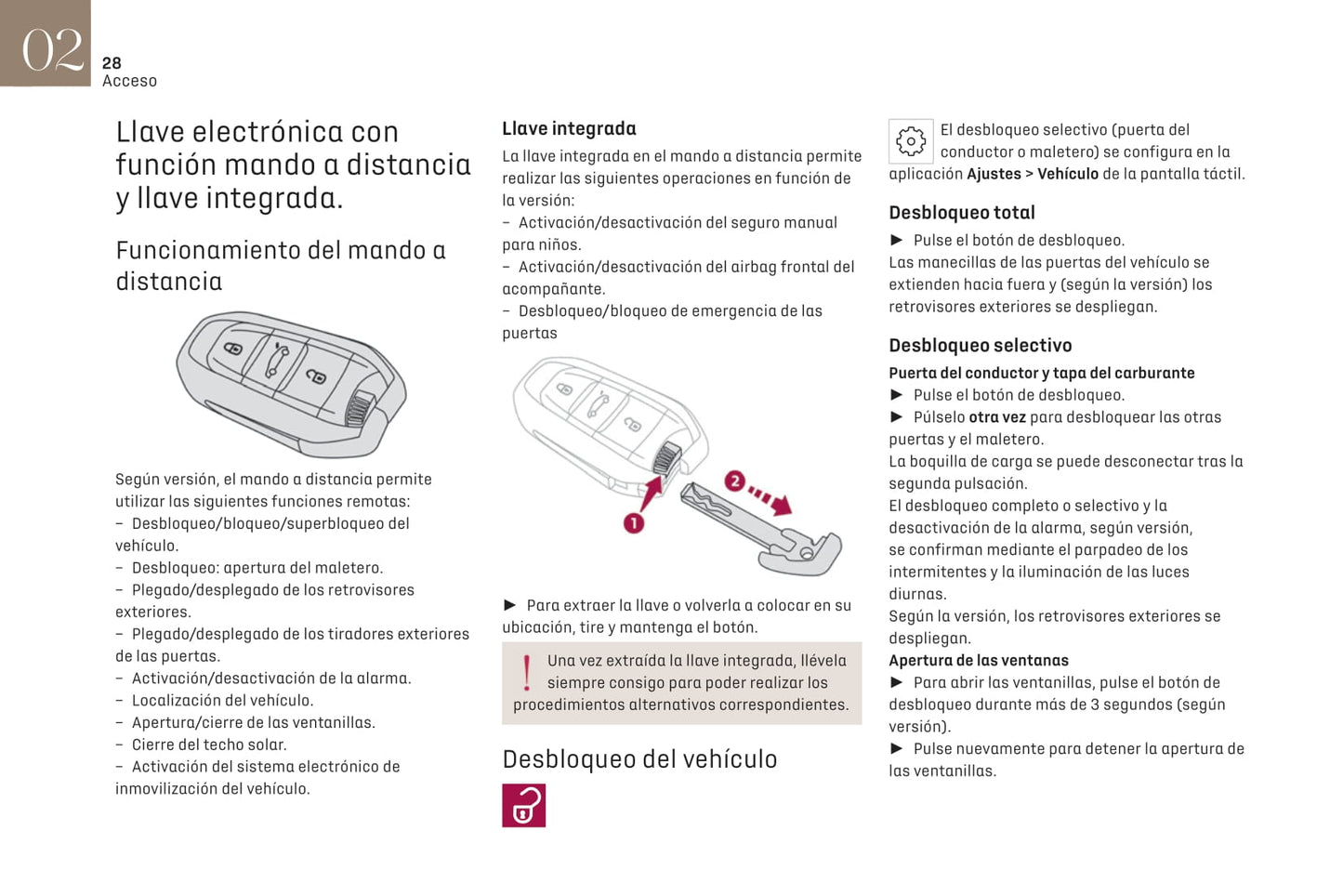 2021-2022 DS Automobiles DS 4 Owner's Manual | Spanish
